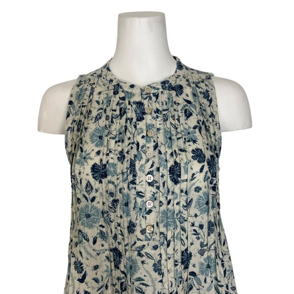 Faherty Blue Floral Mini Dress - Picture 8 of 12